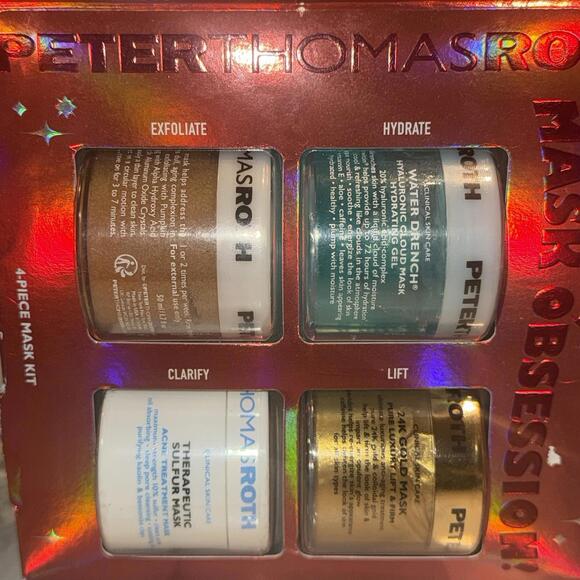 NEW Peter Thomas Roth Mask Kit 24k Gold Hyaluronic Cloud Pumpkin Enzyme Gift Set - Picture 4 of 7